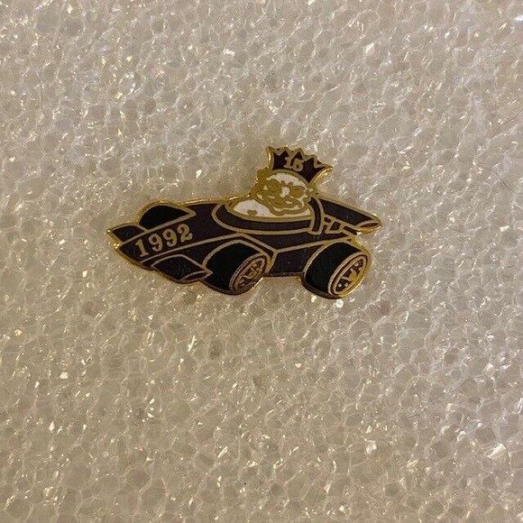 Royal Order of Jesters ROJ Billiken Black Car Racecar 1992 Pin - Picture 1 of 2